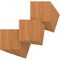 Ekena Millwork 11 3/4W x 11 3/4H x 1/4T Wood Hobby Boards, Cherry, 25PK HBW12X12X250DCH - alternate 1